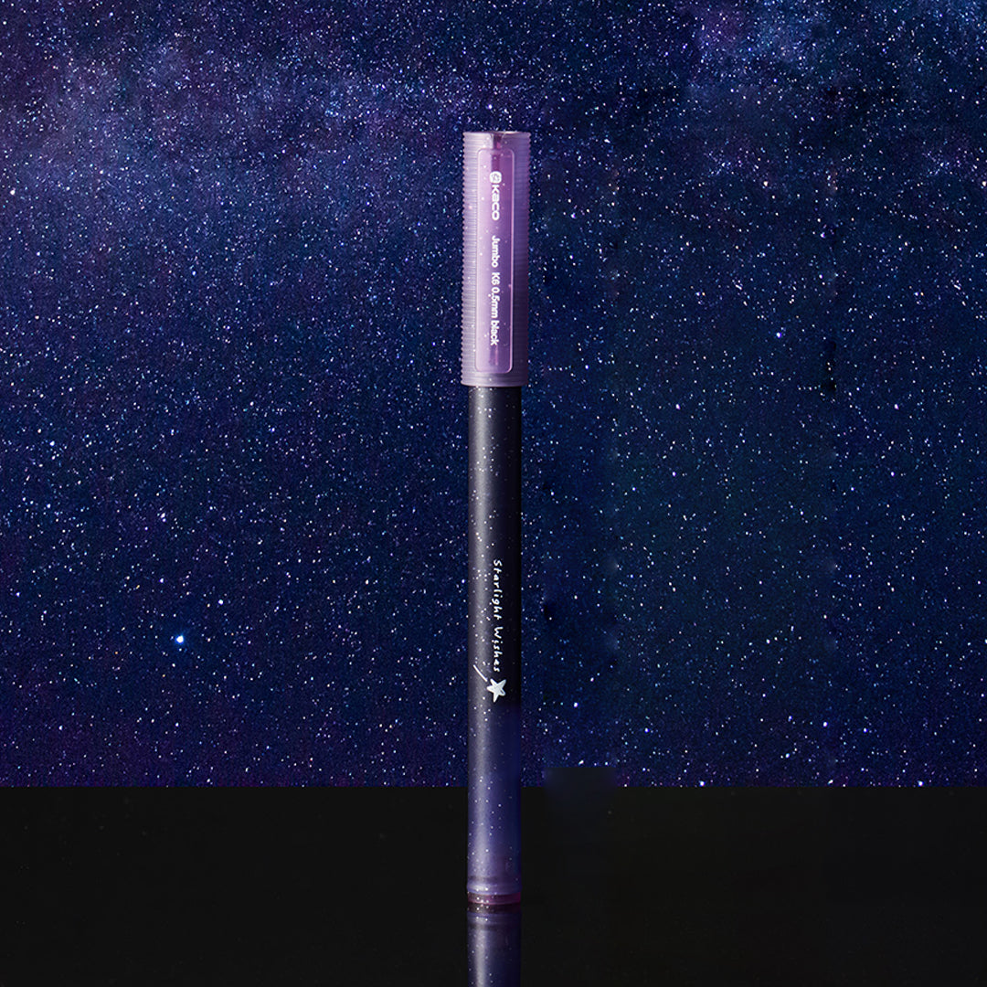 Kaco Jumbo Starlight Black Ink Gel Pen