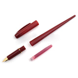 Platinum Desk Fountain Pen Red 0.38