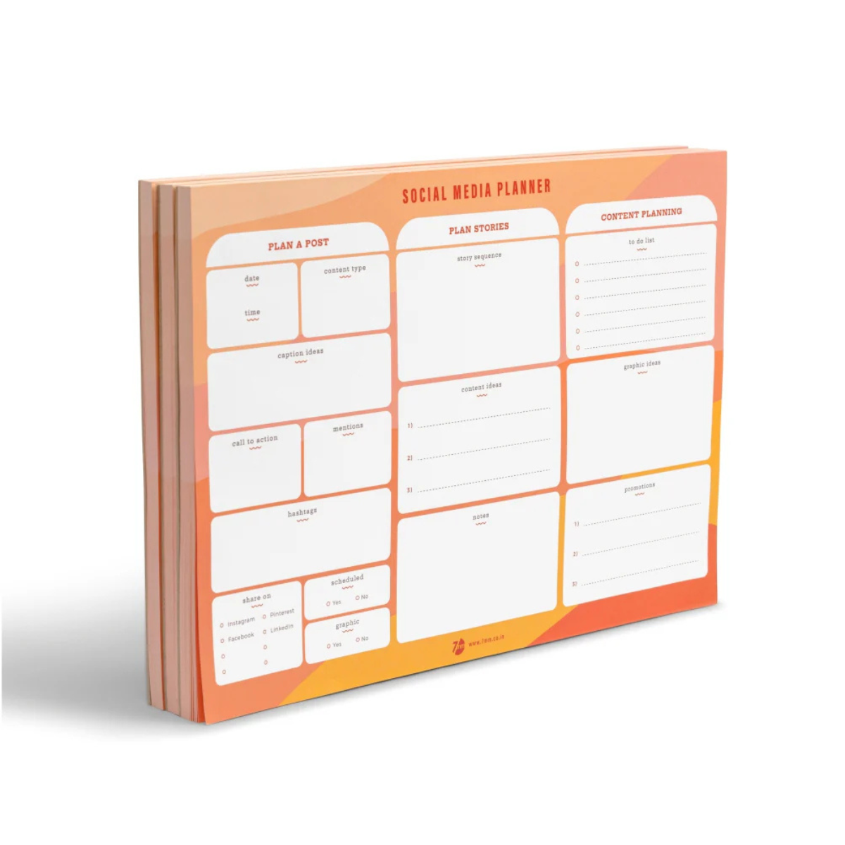 7 mm Social Media Planner