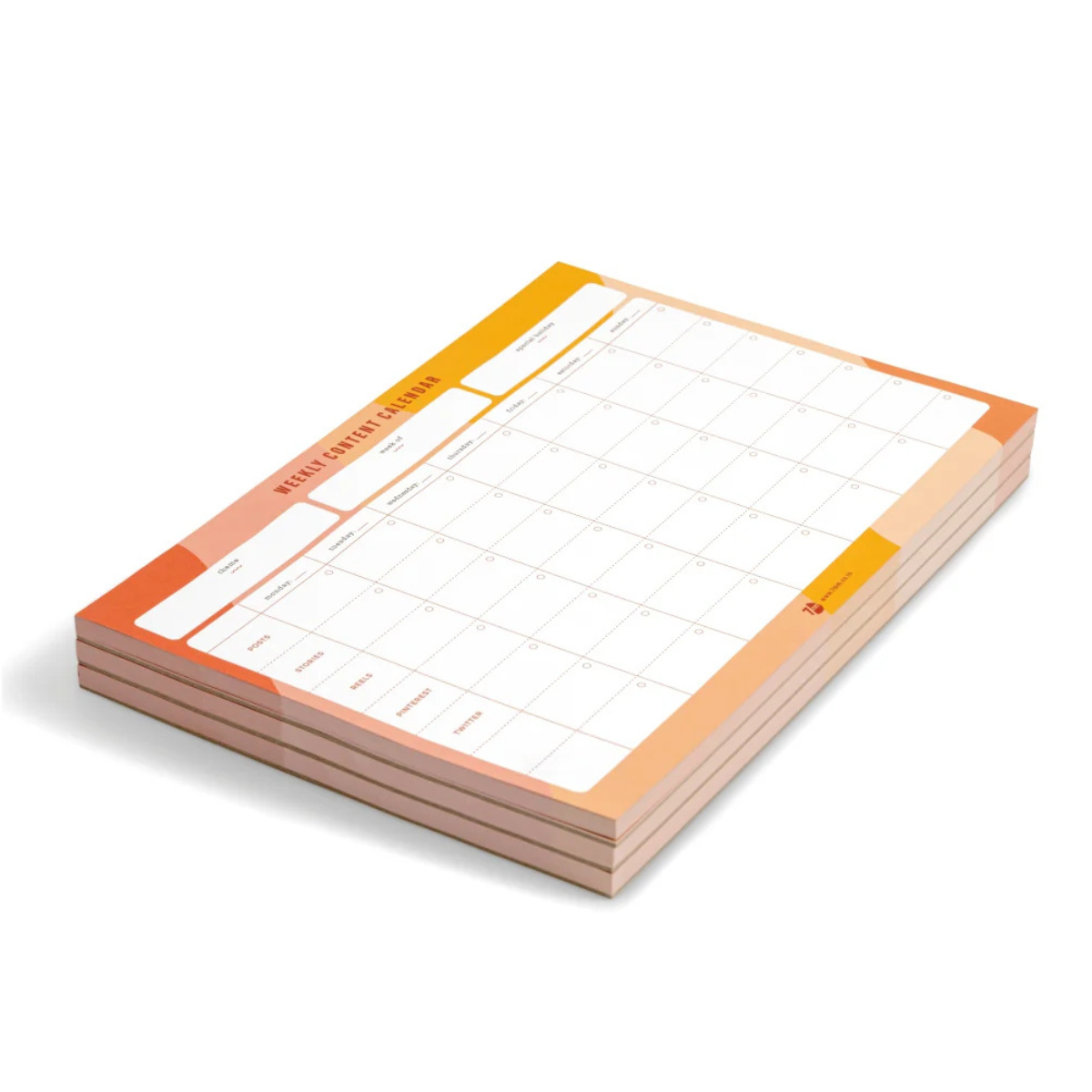 7 mm Weekly Content Planner