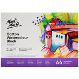 Mont Marte Cotton Watercolour Paper Block Premium