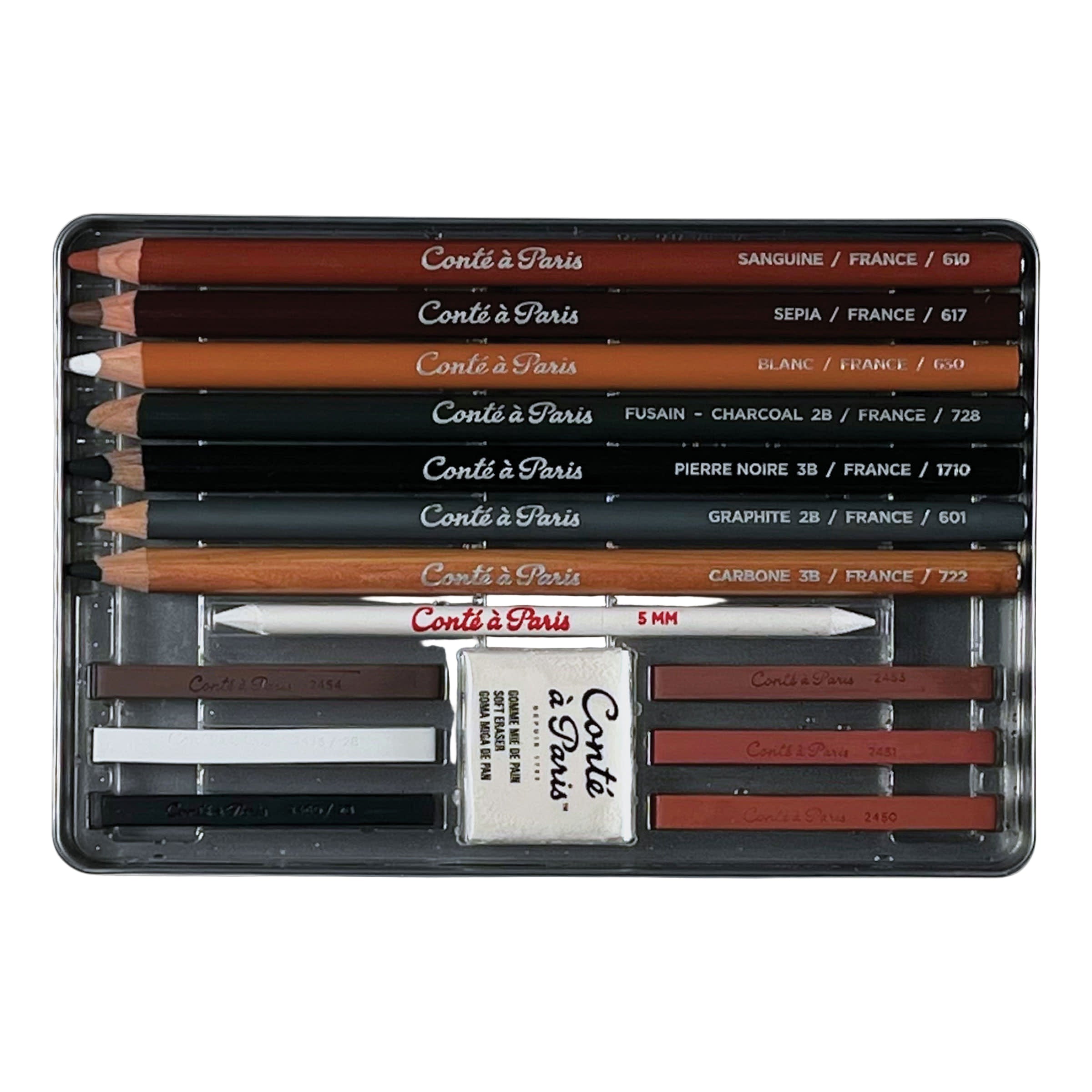 Conte a Paris Sketching Set - Pack of 15
