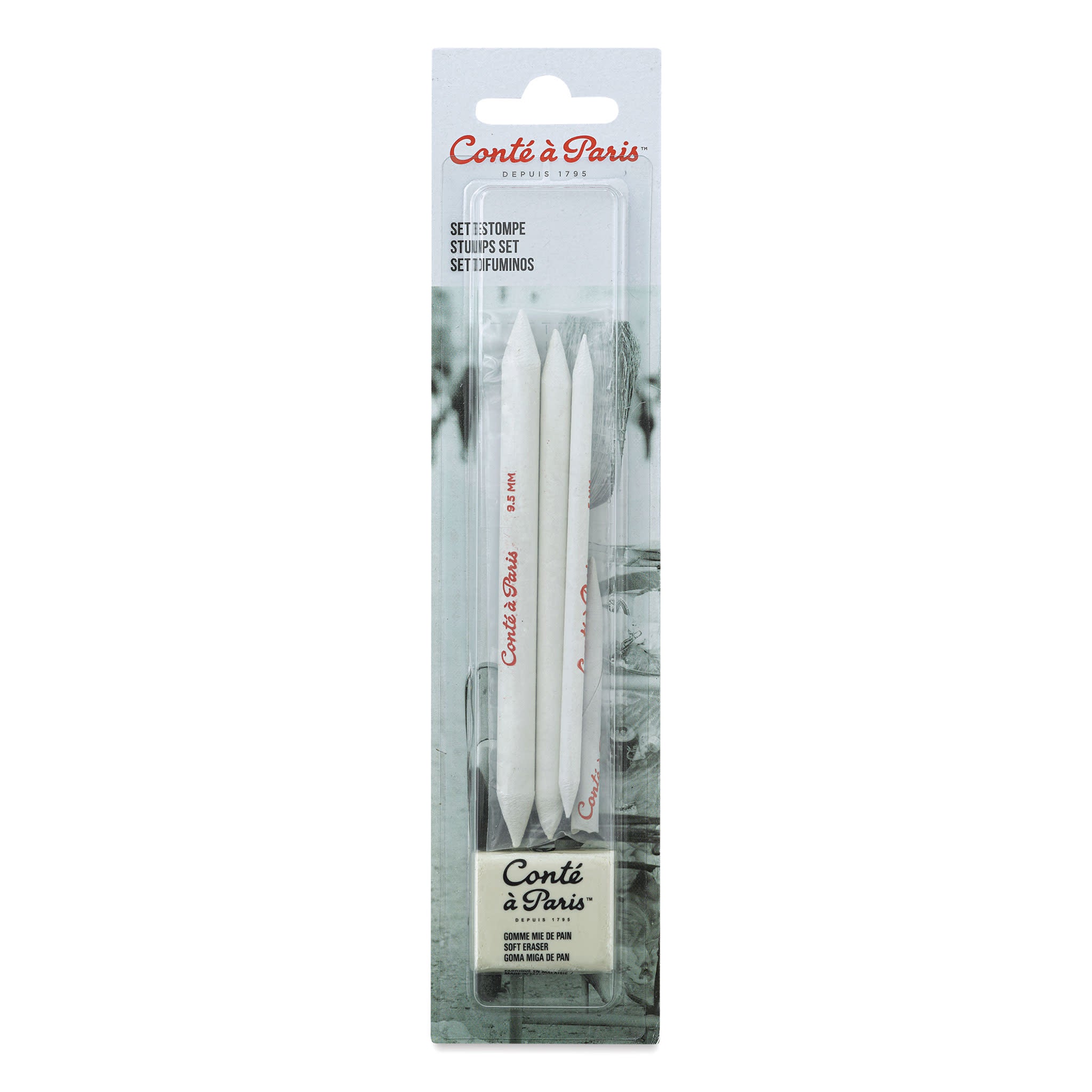 Conte a Paris Set of Blending Stumps & Eraser