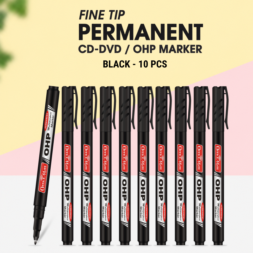 Soni Officemate CD/DVD Marker - Pack of 10
