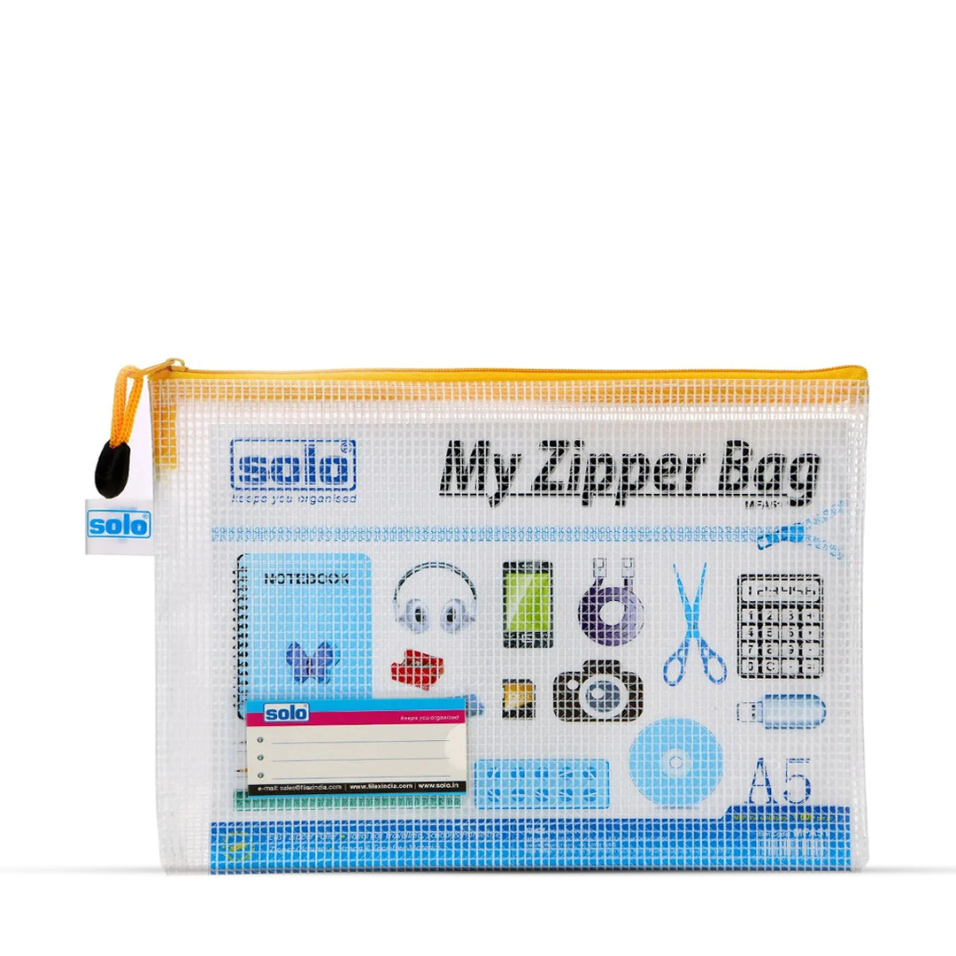 Solo My Zipper Assorted Closure Bag- Pack of 4