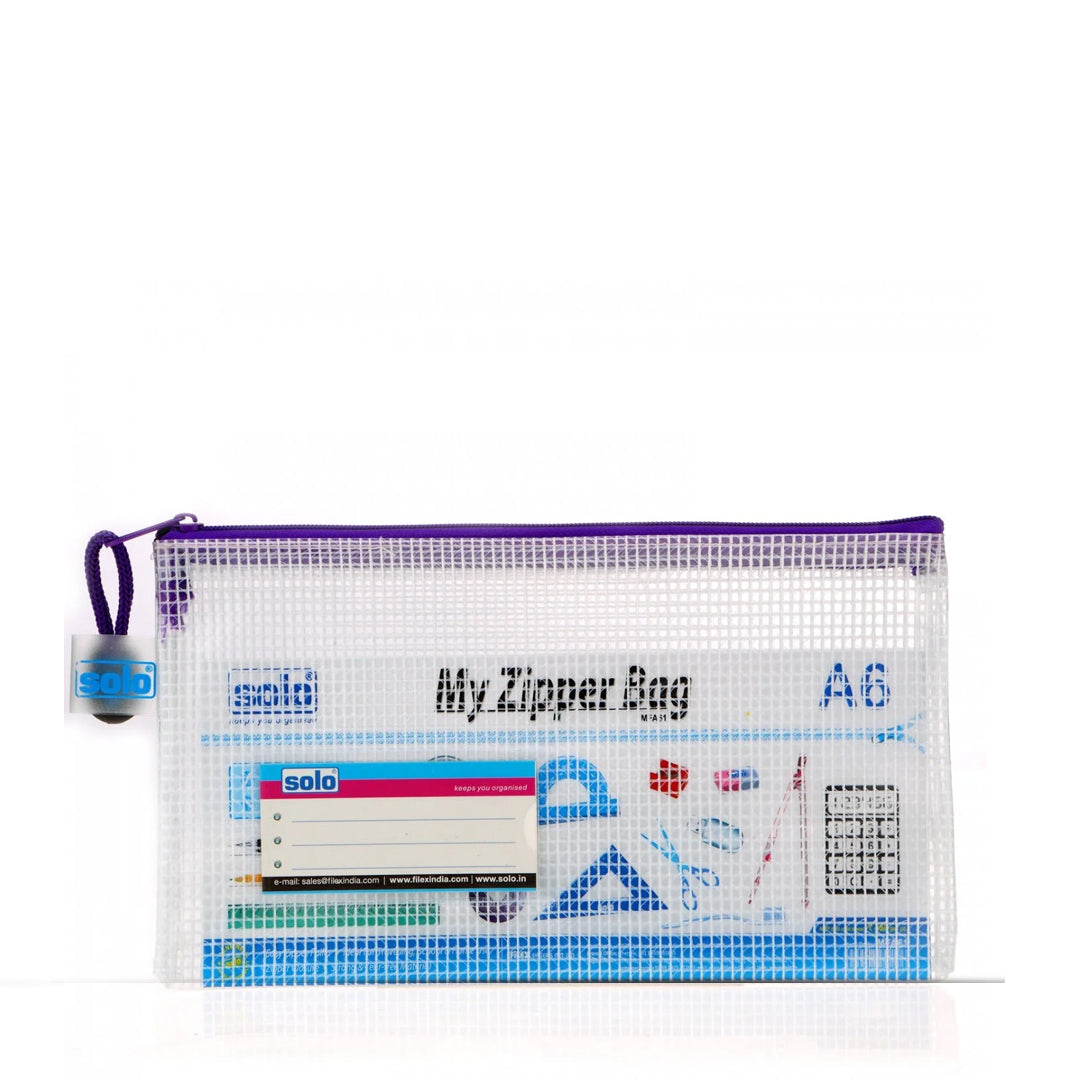 Solo My Zipper Assorted Closure Bag- Pack of 4