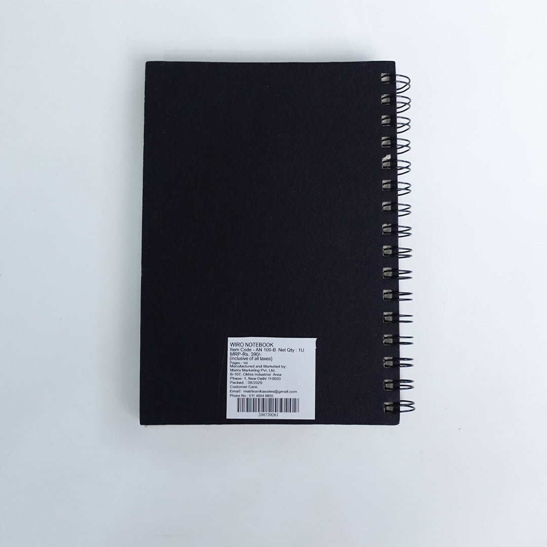 Anika Solitaire Dotted Wiro Notebook