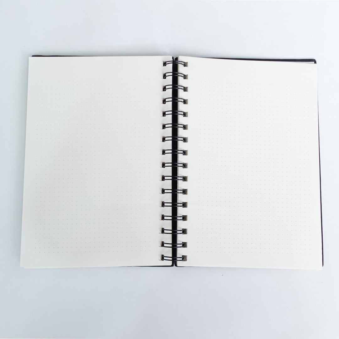 Anika Solitaire Dotted Wiro Notebook