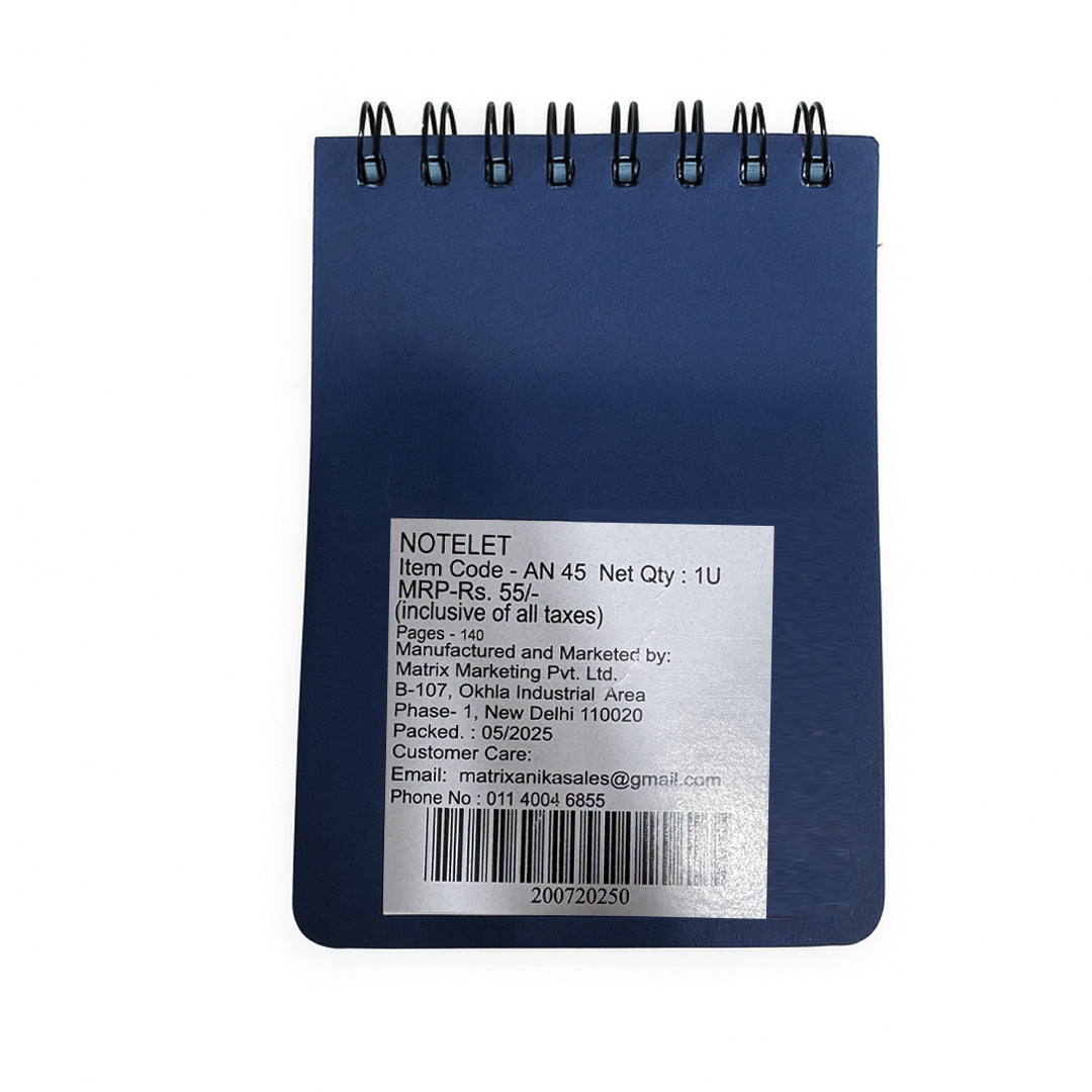 Anika Wiro A7 Notelet Notebook