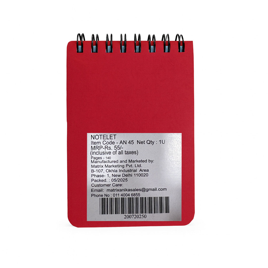 Anika Wiro A7 Notelet Notebook