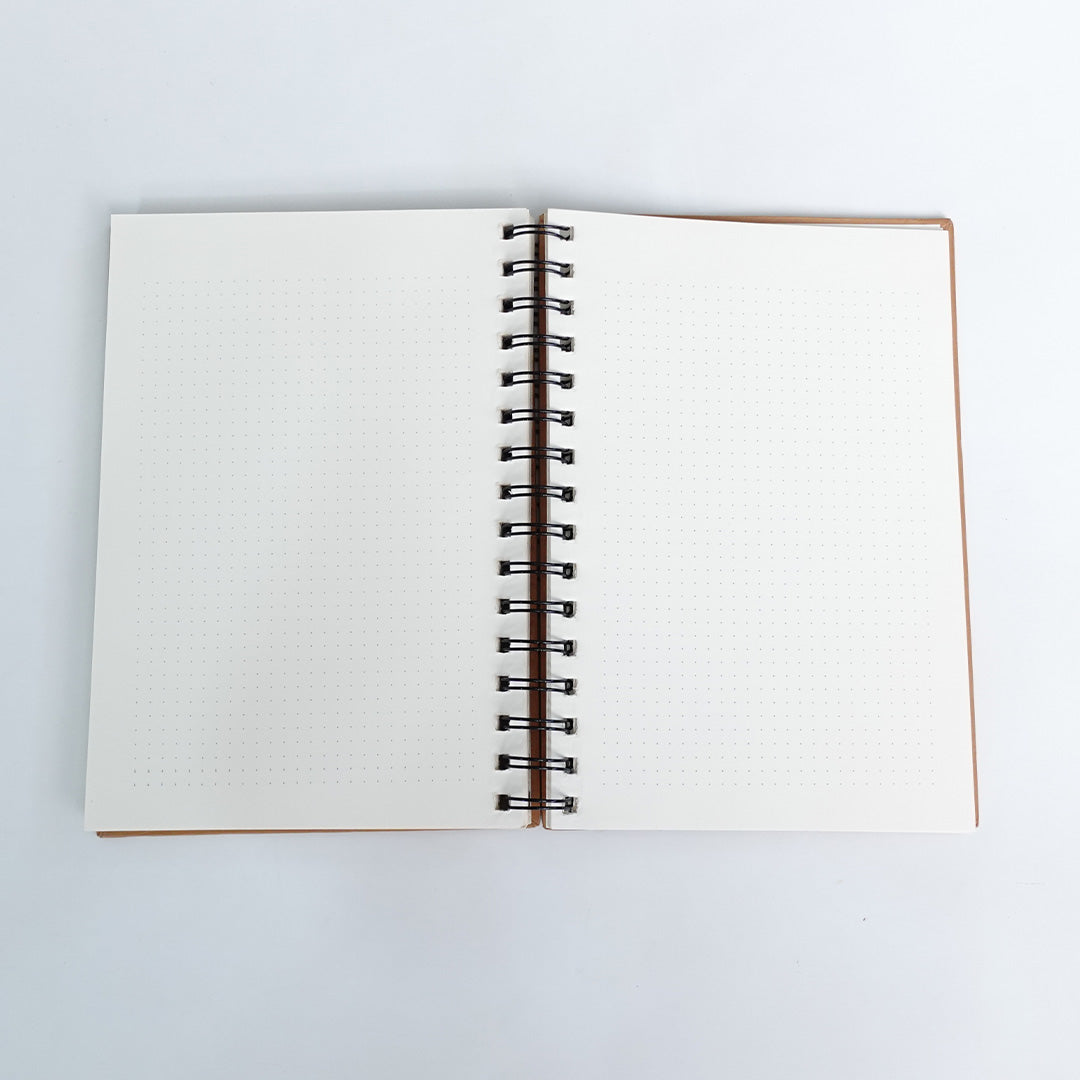 Anika Solitaire Dotted Wiro Notebook
