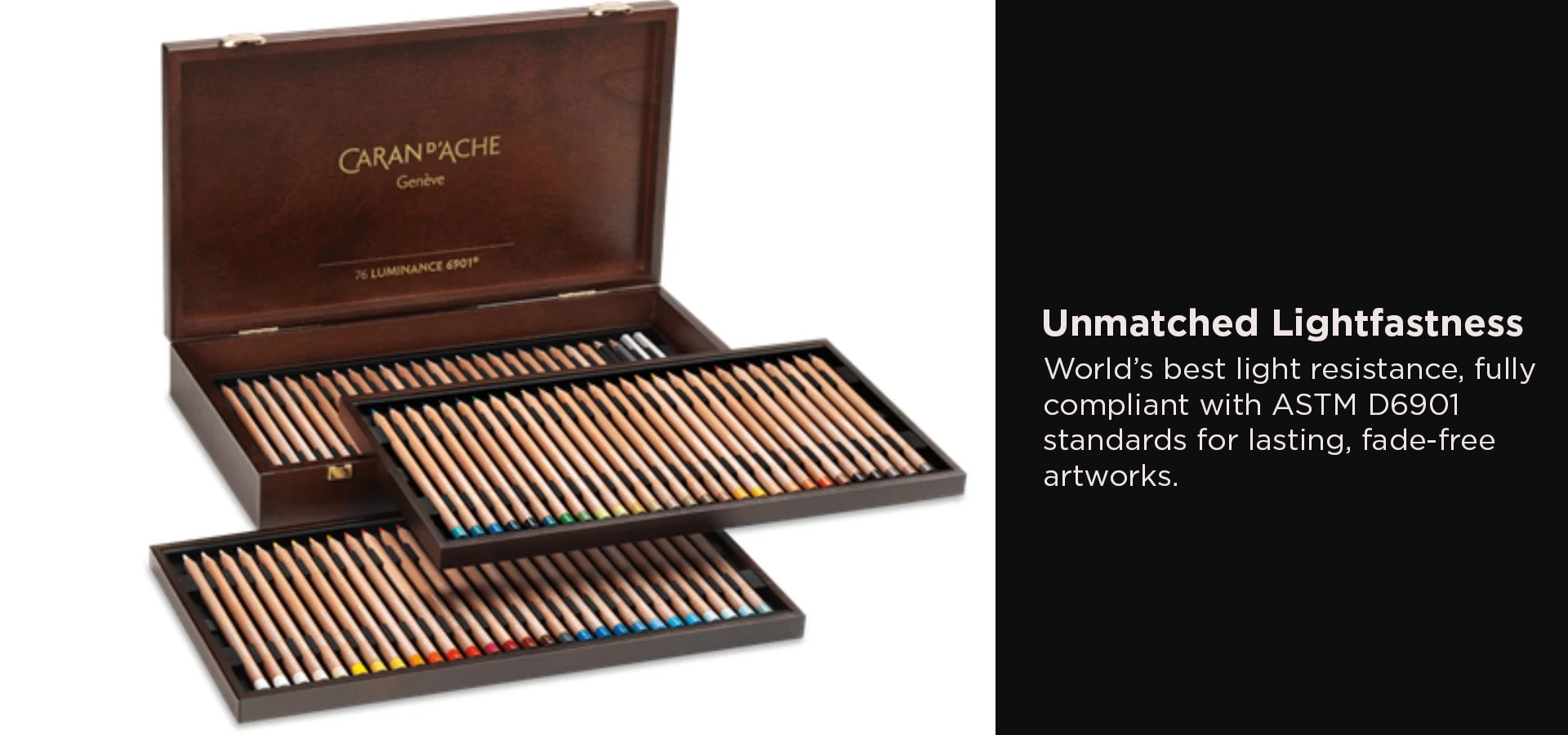 Caran d'ache Luminance Colour Pencil 70 Shades Gift Box - SCOOBOO