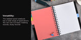 Scholar Trident A5 Five Subject Ruled Notebook
