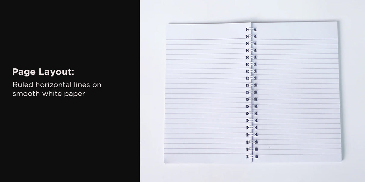 Scholar Side Bound Spiral Ruled Notepad