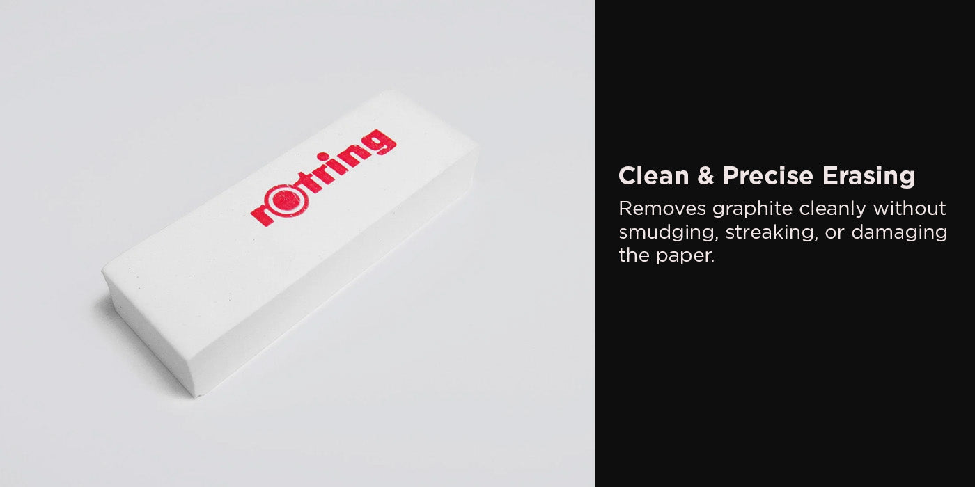 Rotring Tikky Black Barrel 0.5 & 0.7mm Mechanical Pencil, Spare Leads and Eraser