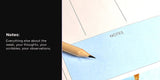 Scholar A4 Weekly Planner Horizontal (WPL)