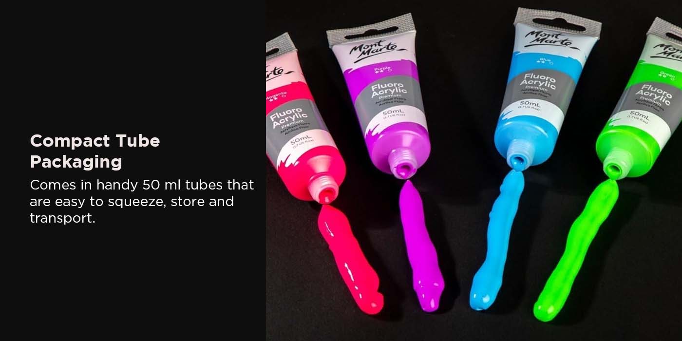 Mont Marte Fluoro Acrylic Paint