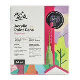 Mont Marte Acrylic Paint Pens Broad Tip  48pc