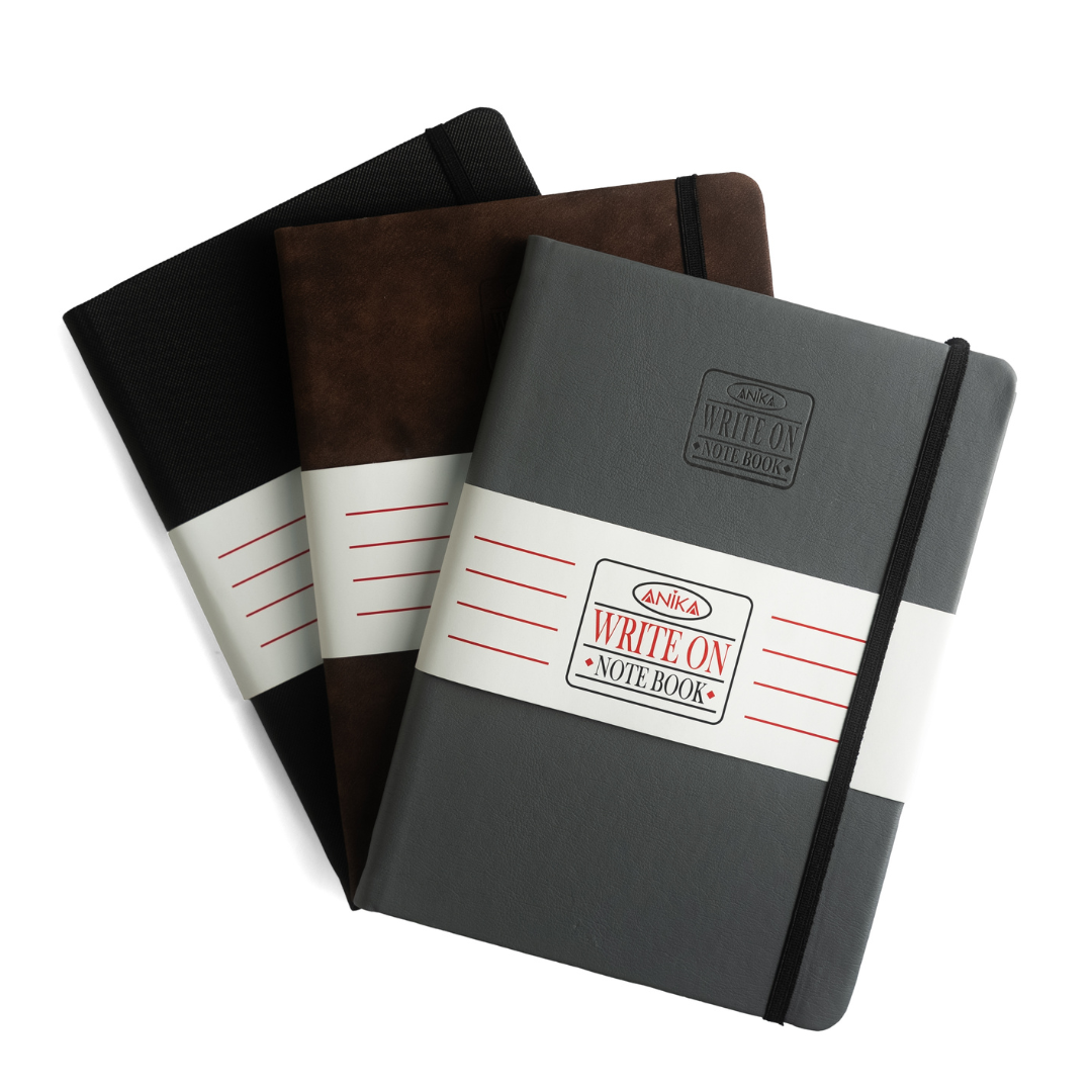 Anika Write-On Hard Cover Ruled Notebook