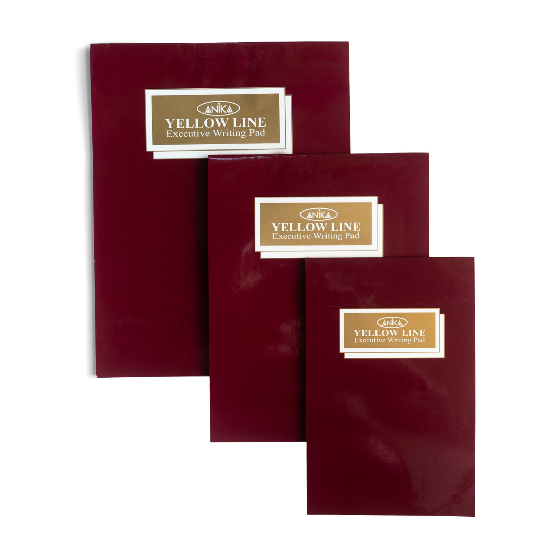 Anika Yellow Line Executive Notepad