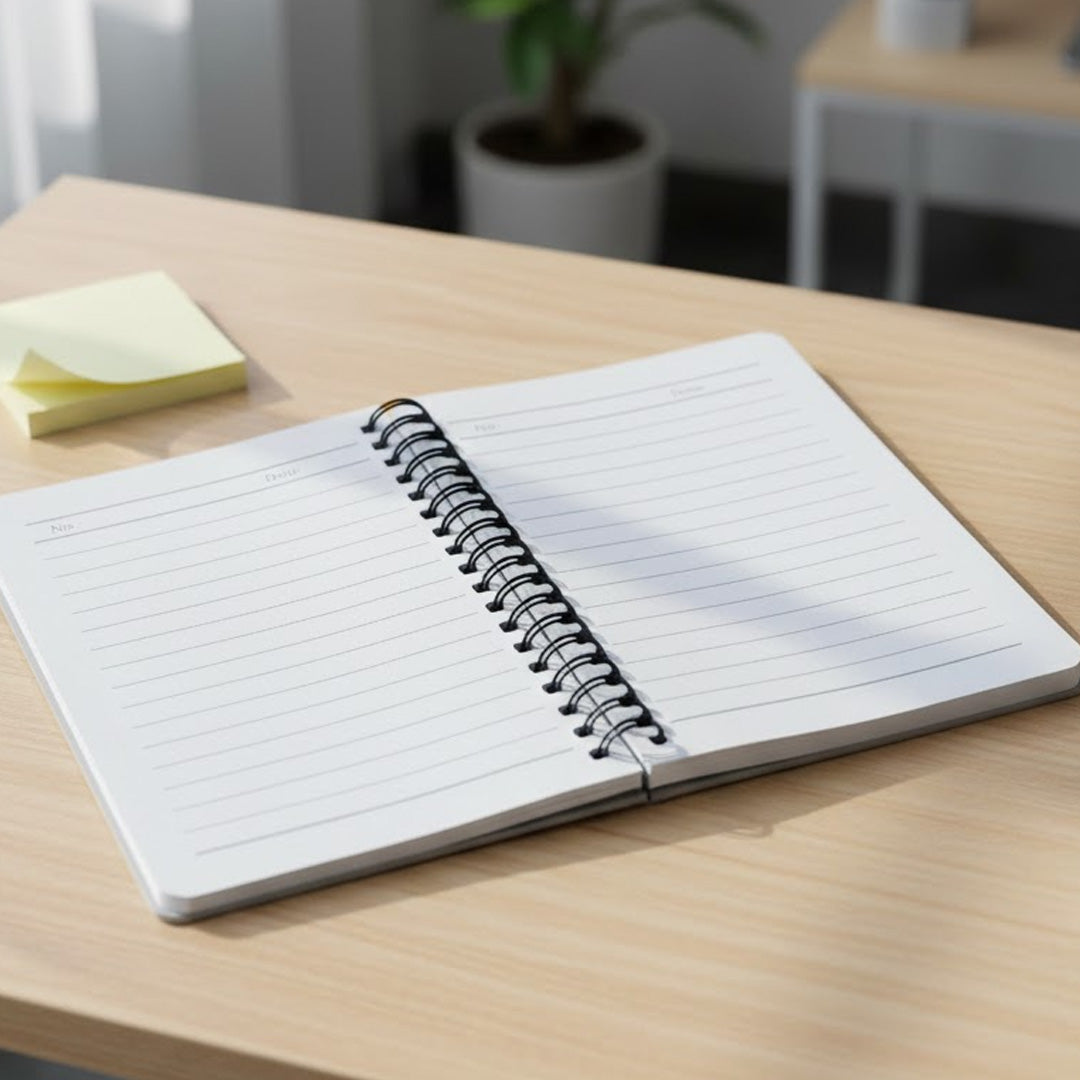 Anika Memory Lane Ruled A6 Wiro Notebook