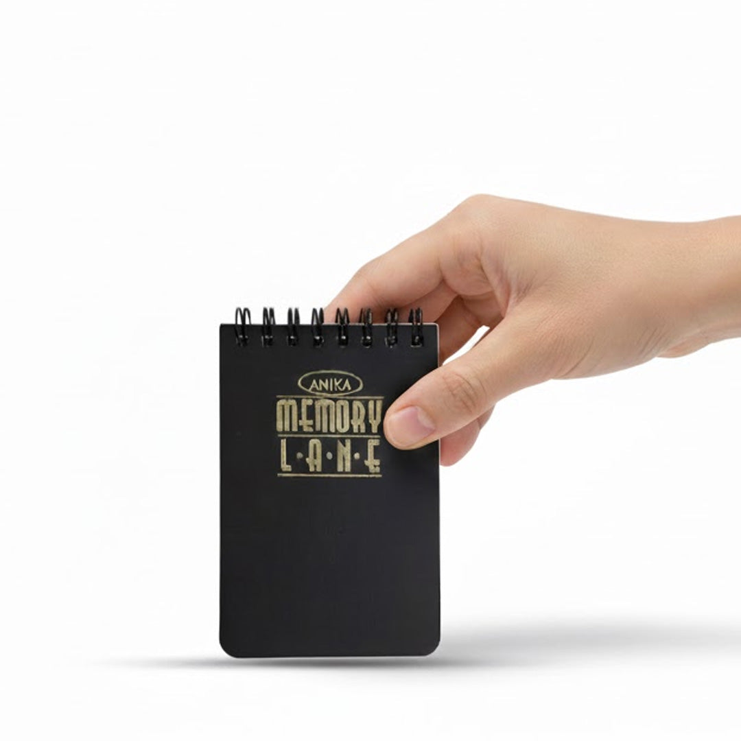 Anika Memory Lane Ruled A7 Notebook