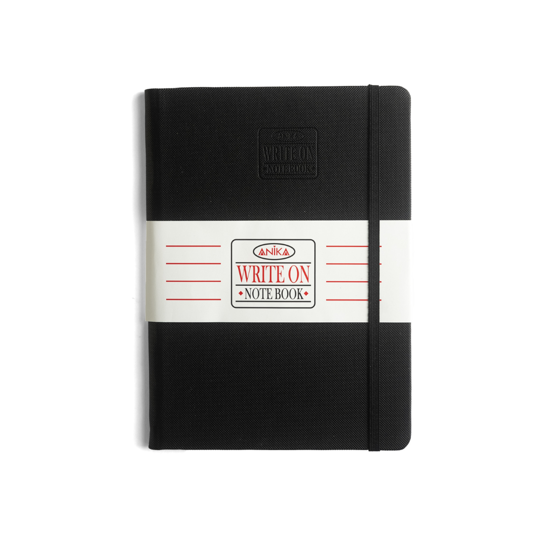 Anika Write-On Hard Cover Ruled Notebook
