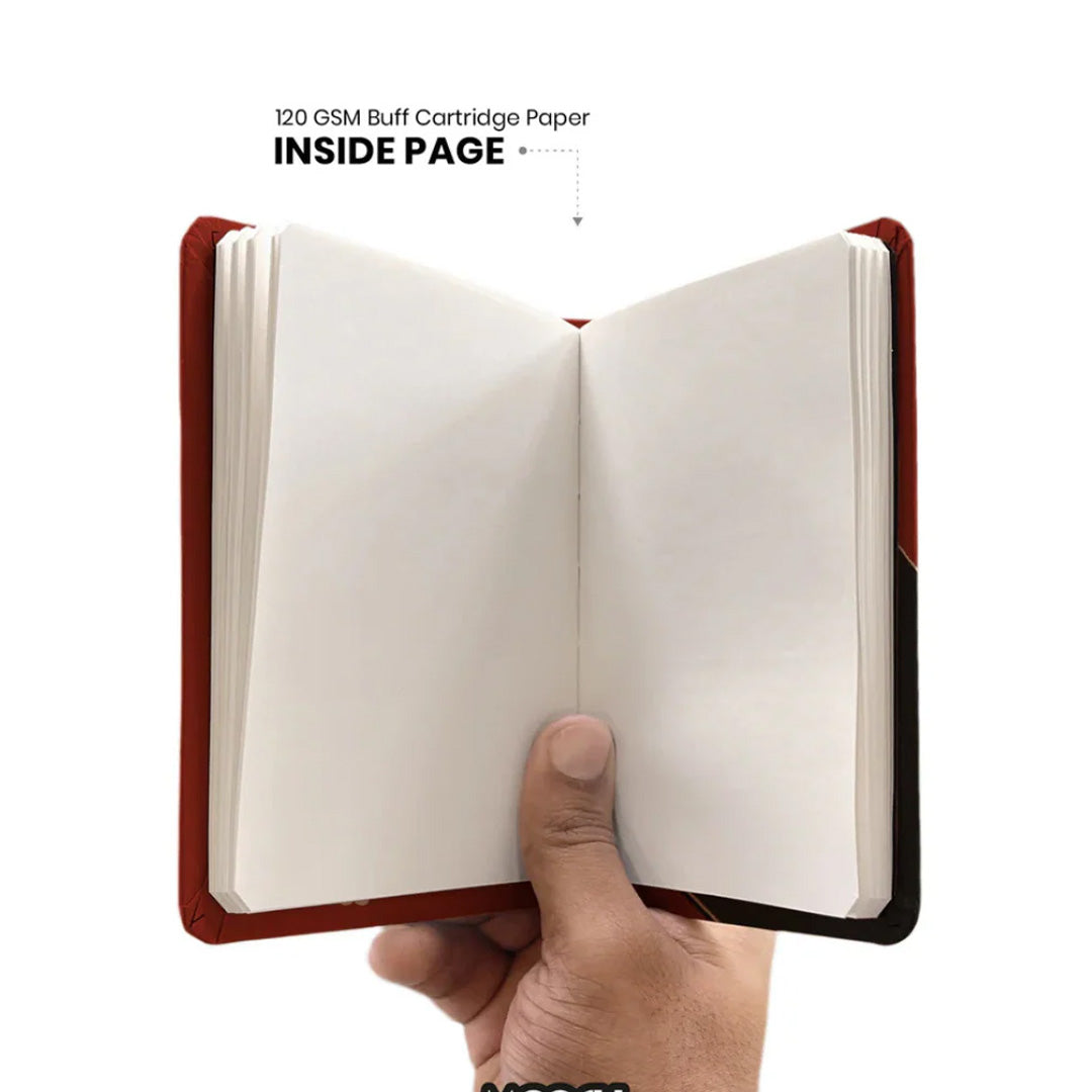 Mooch Handcrafted Diary A6 Plain Notebook