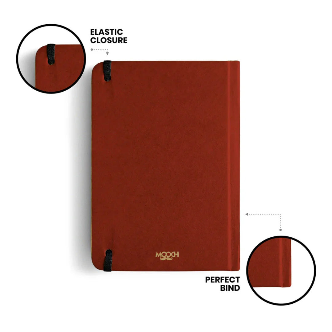 Mooch Handcrafted Diary A6 Plain Notebook