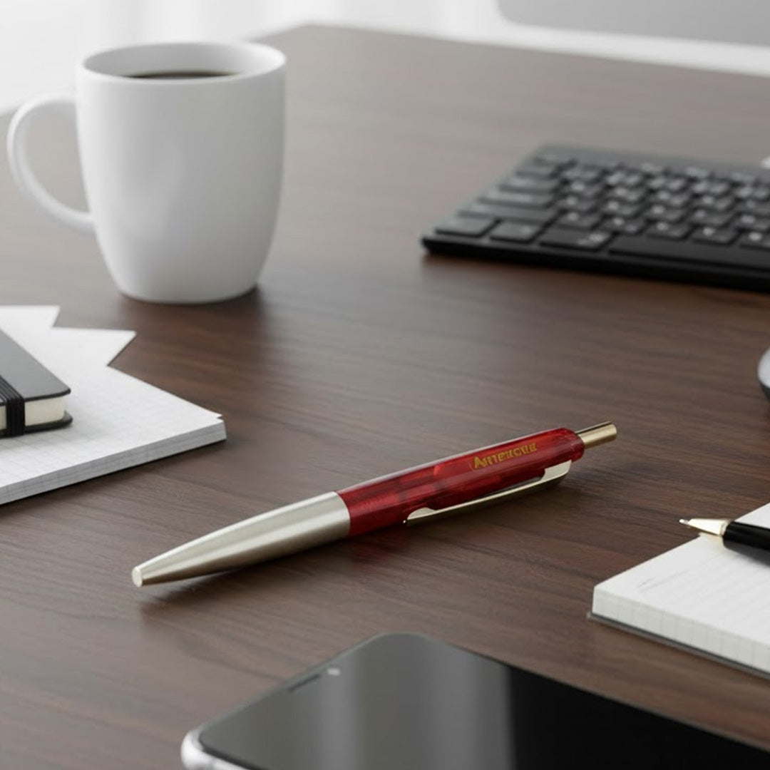 Anterique Ballpoint Pen 0.5mm Black Ink Mini Size