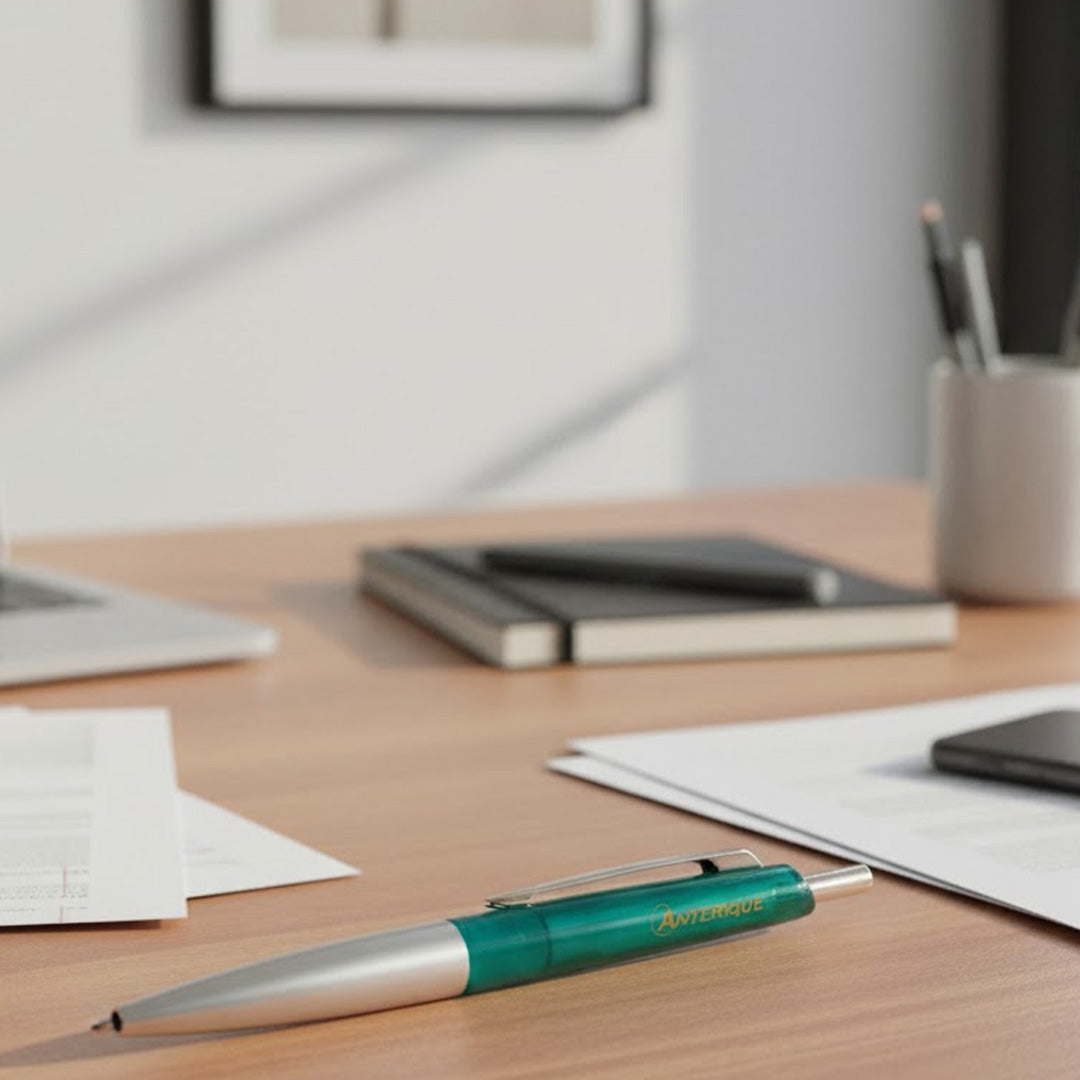 Anterique Ballpoint Pen 0.5mm Black Ink Mini Size