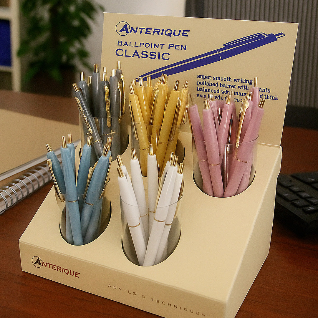 Anterique Oil-based Ballpoint Pen 0.5 Display Set