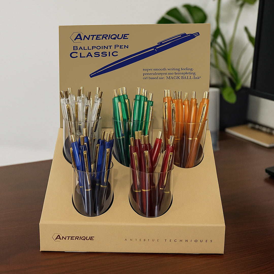 Anterique Oil-based Ballpoint Pen 0.5 Display Set