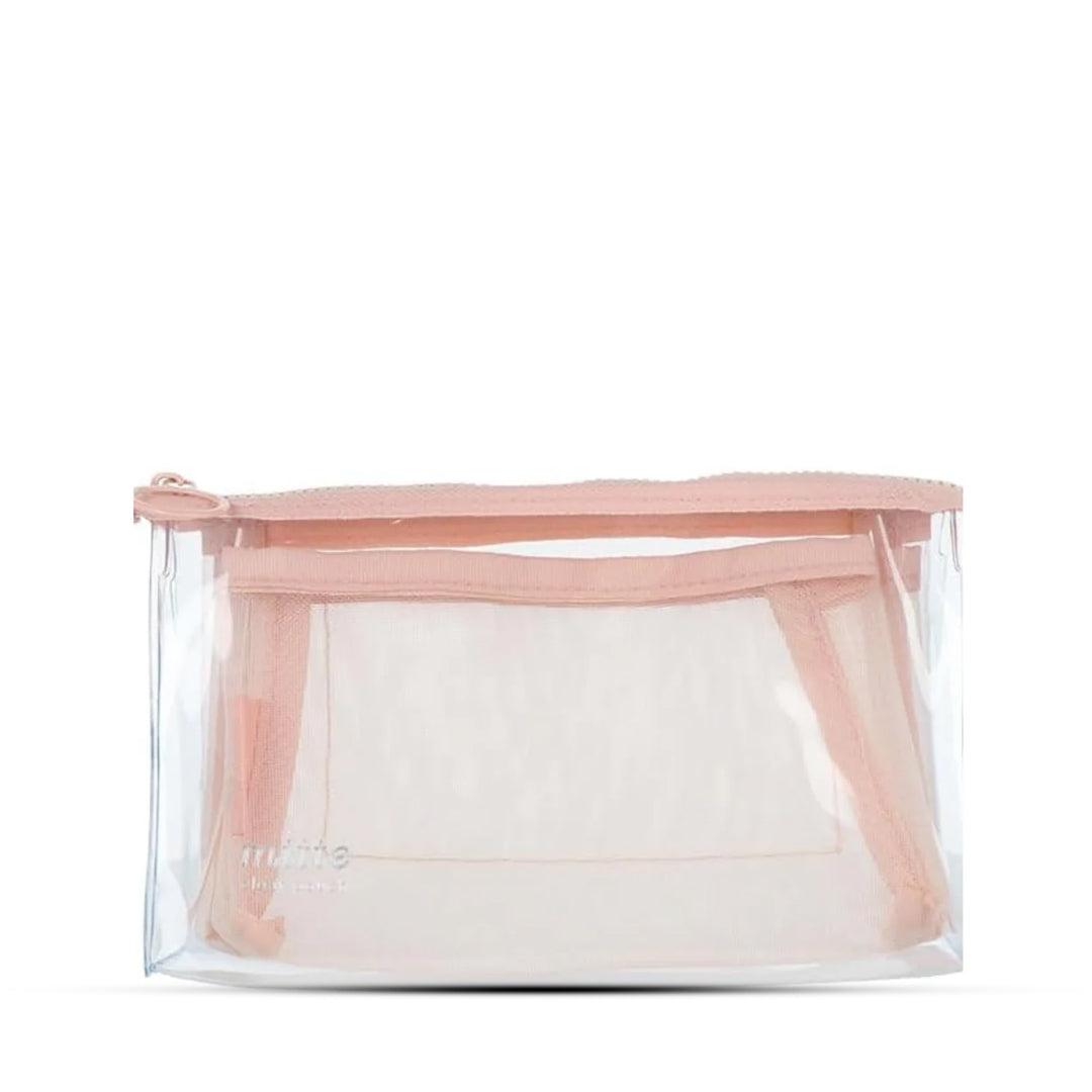 Sun Star Mesh Mitte Clear Pouch