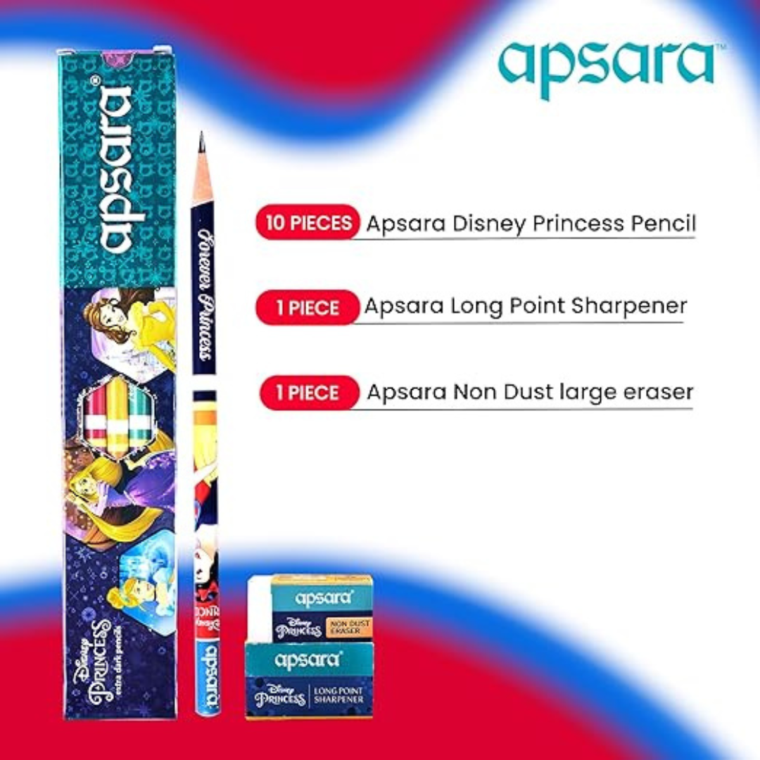 Apsara Extra Dark Pencil-Pack of 10