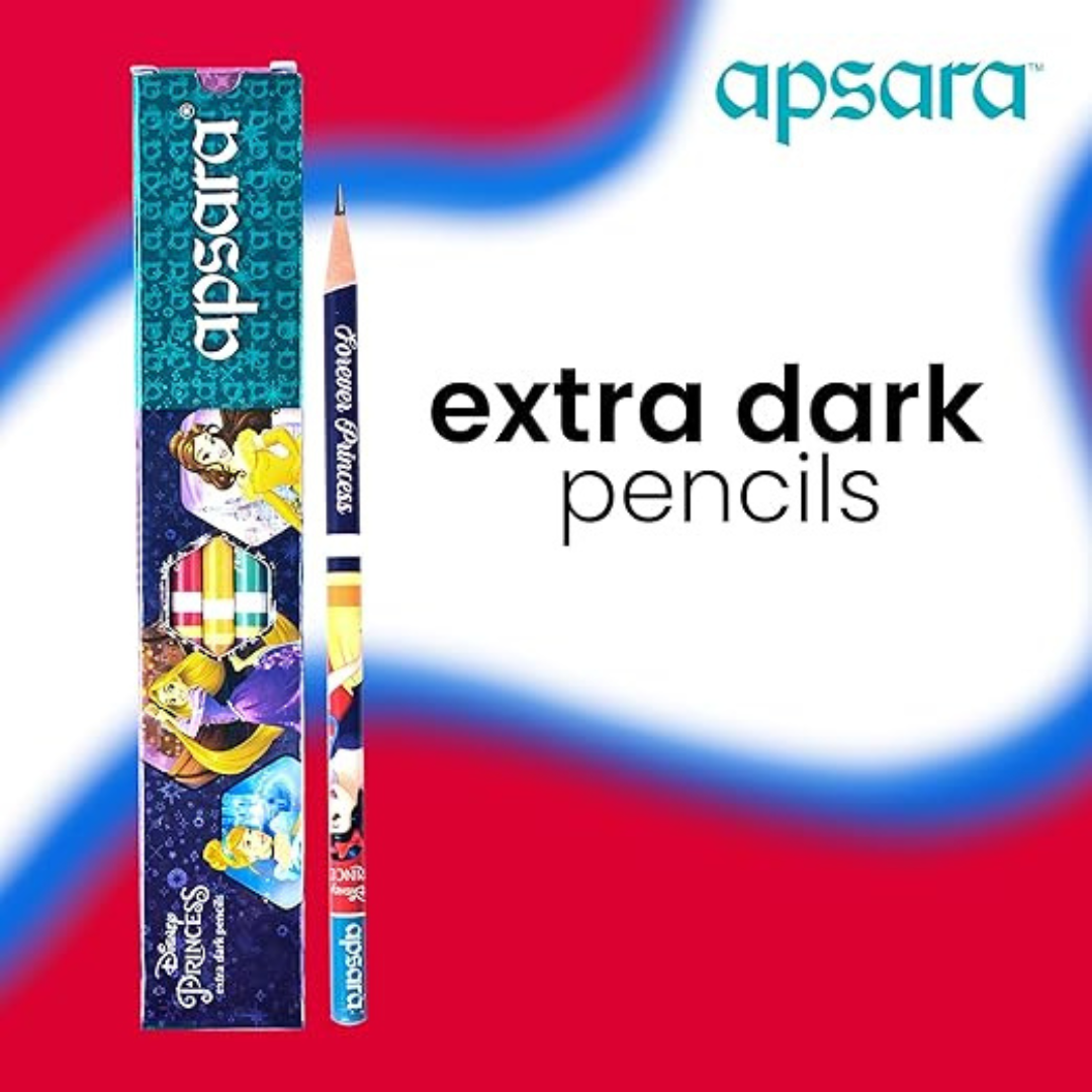 Apsara Extra Dark Pencil-Pack of 10