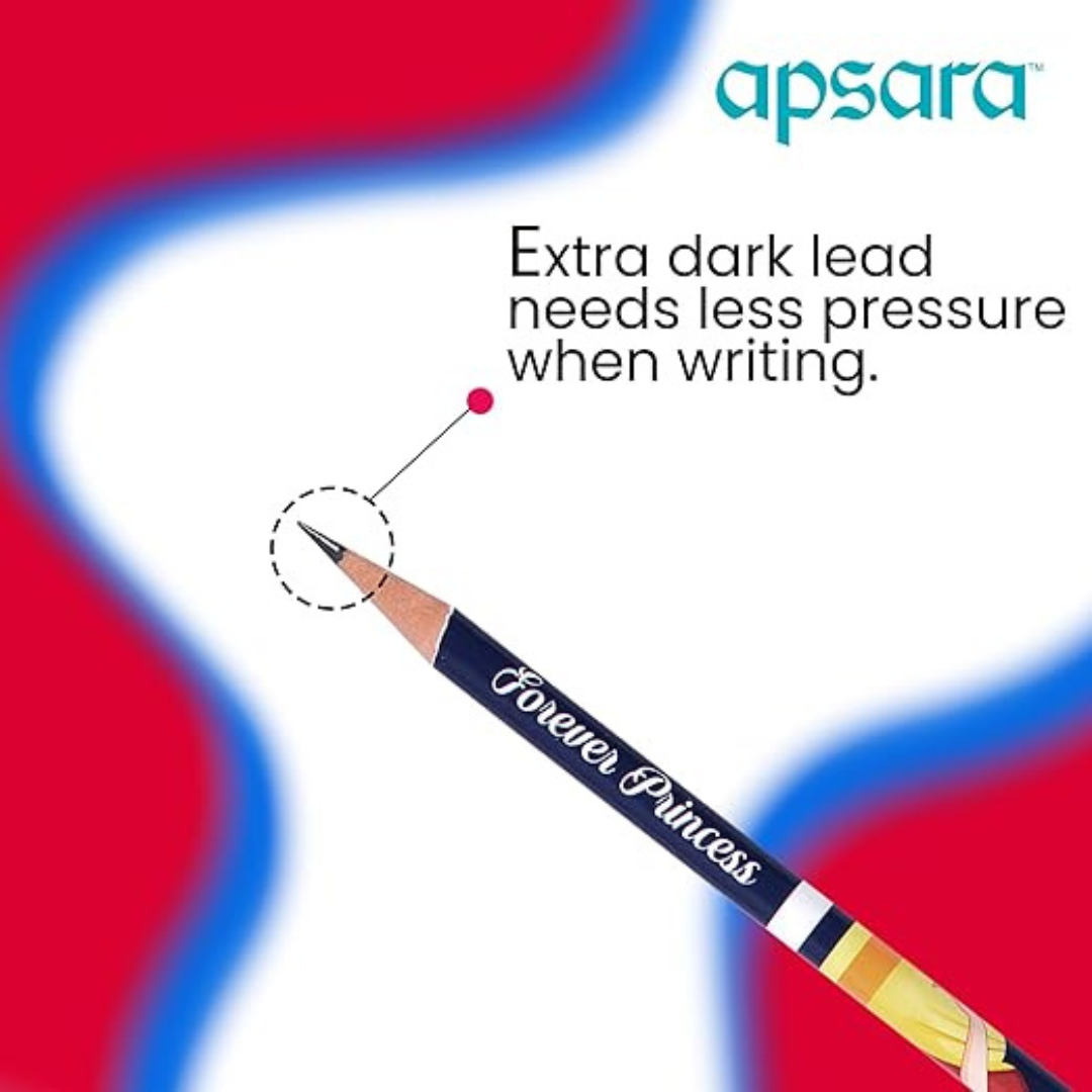 Apsara Extra Dark Pencil-Pack of 10