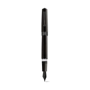 Arista One Classic Shinny Black-titanium Trims Fountain Ink Pen