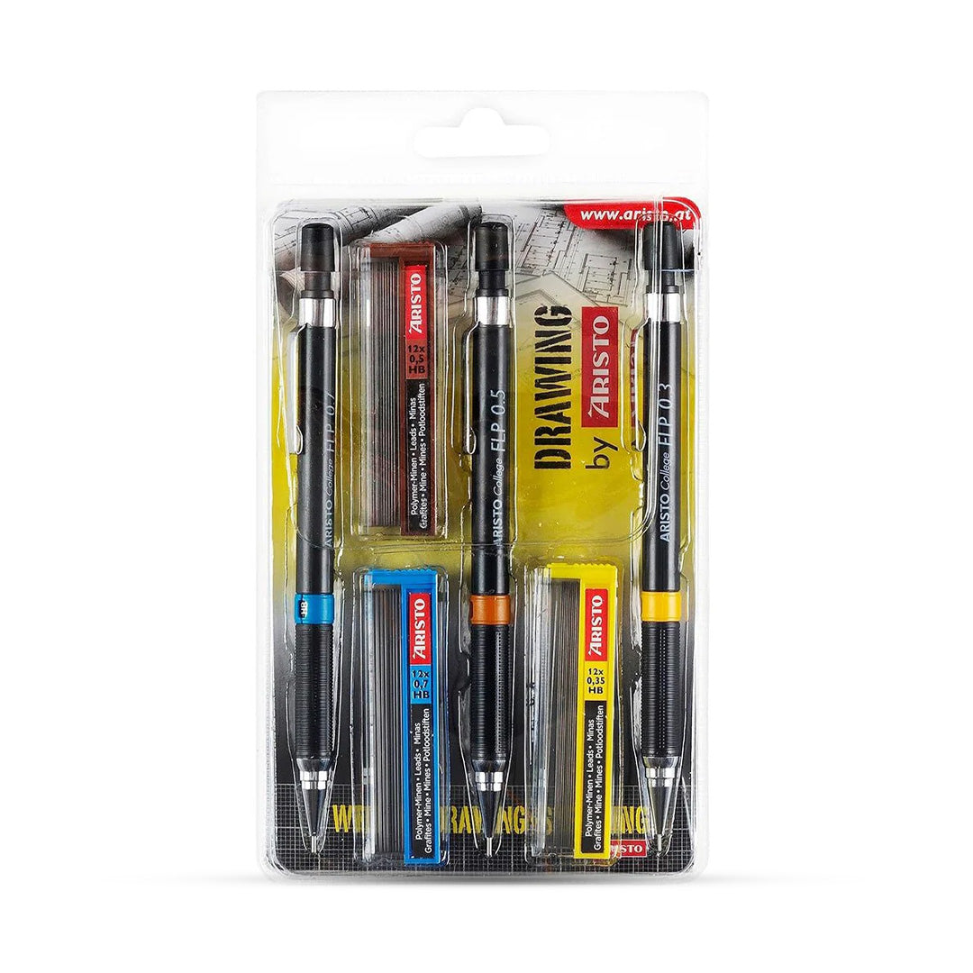 Aristo Geocollege Mechanical Pencil 3pc Set