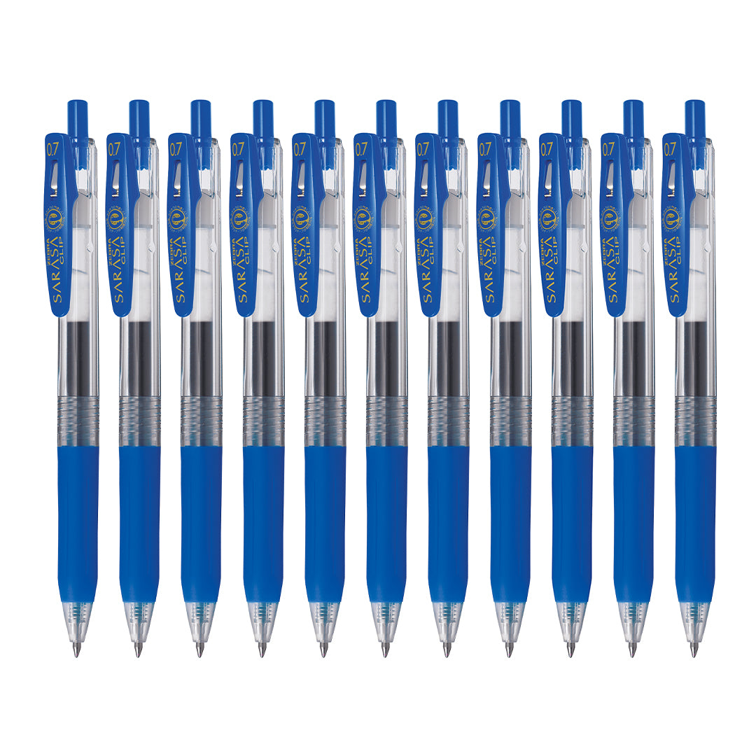 Zebra Sarasa Clip Gel Pen - 0.7mm x 10