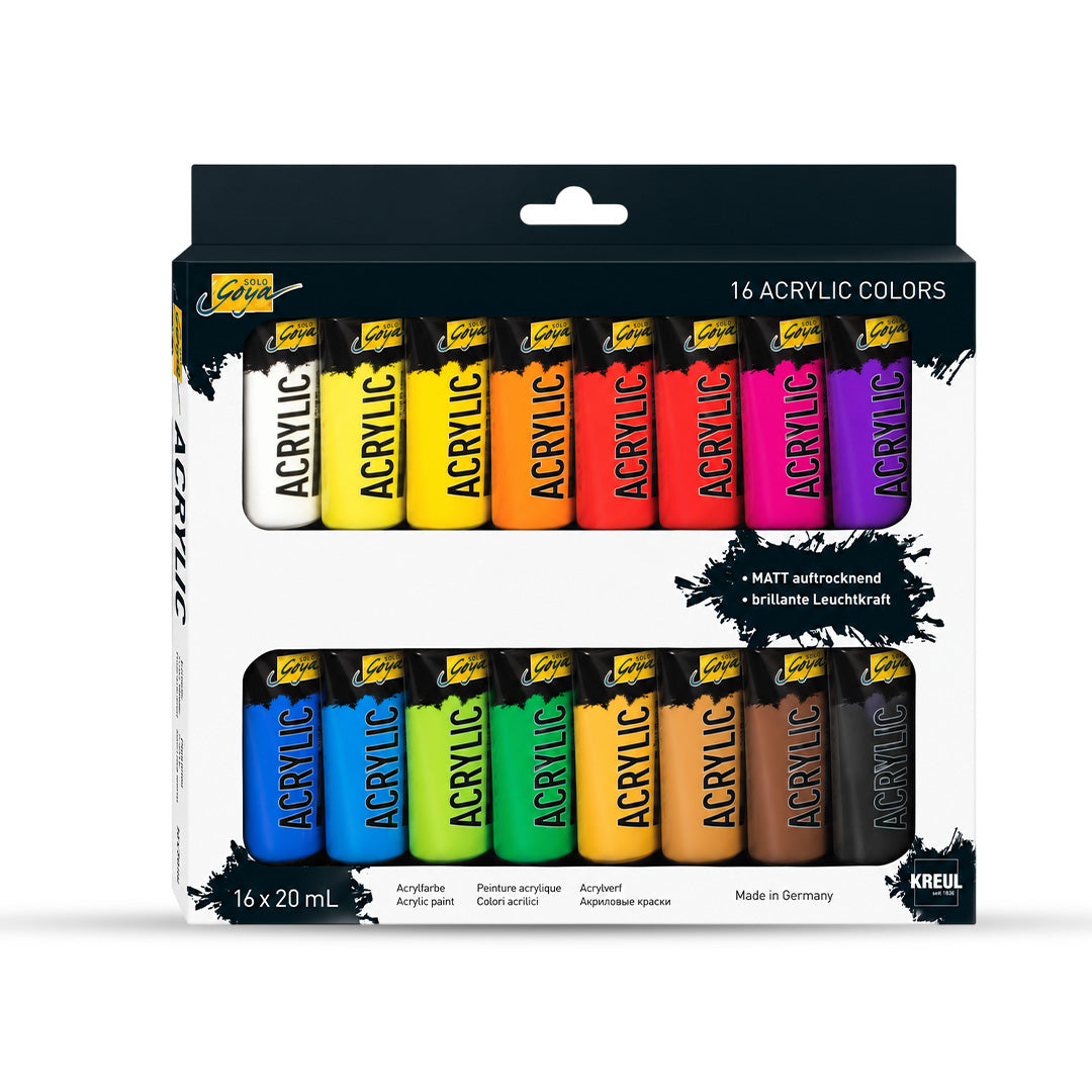 Kreul Solo Goya 20 ml tubes Acrylic Color Set