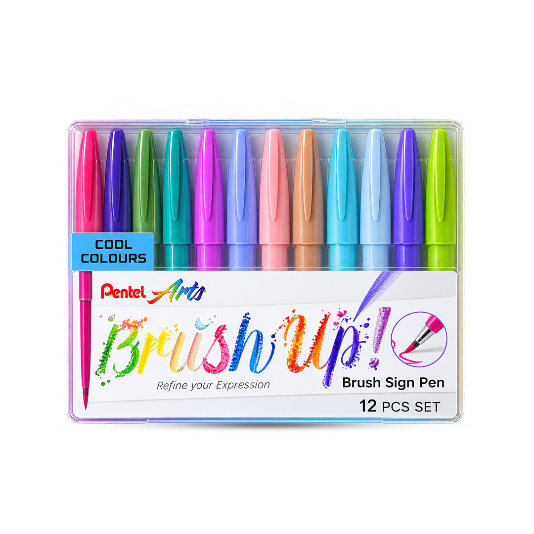 Pentel Brush Sign Pen Set