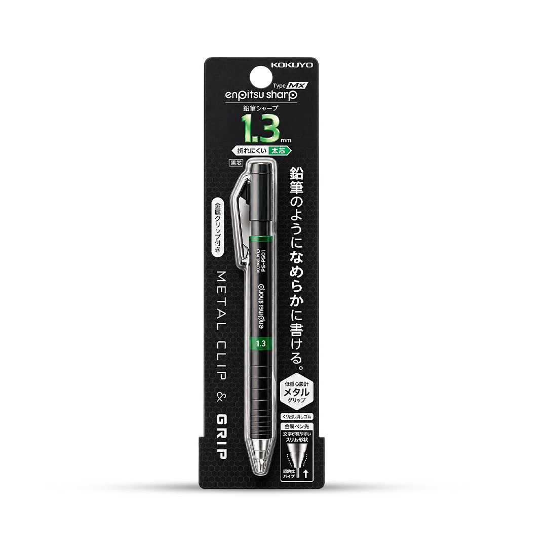 Kokuyo Enpitsu Sharp Metal Clip & Grip Mechanical Pencil
