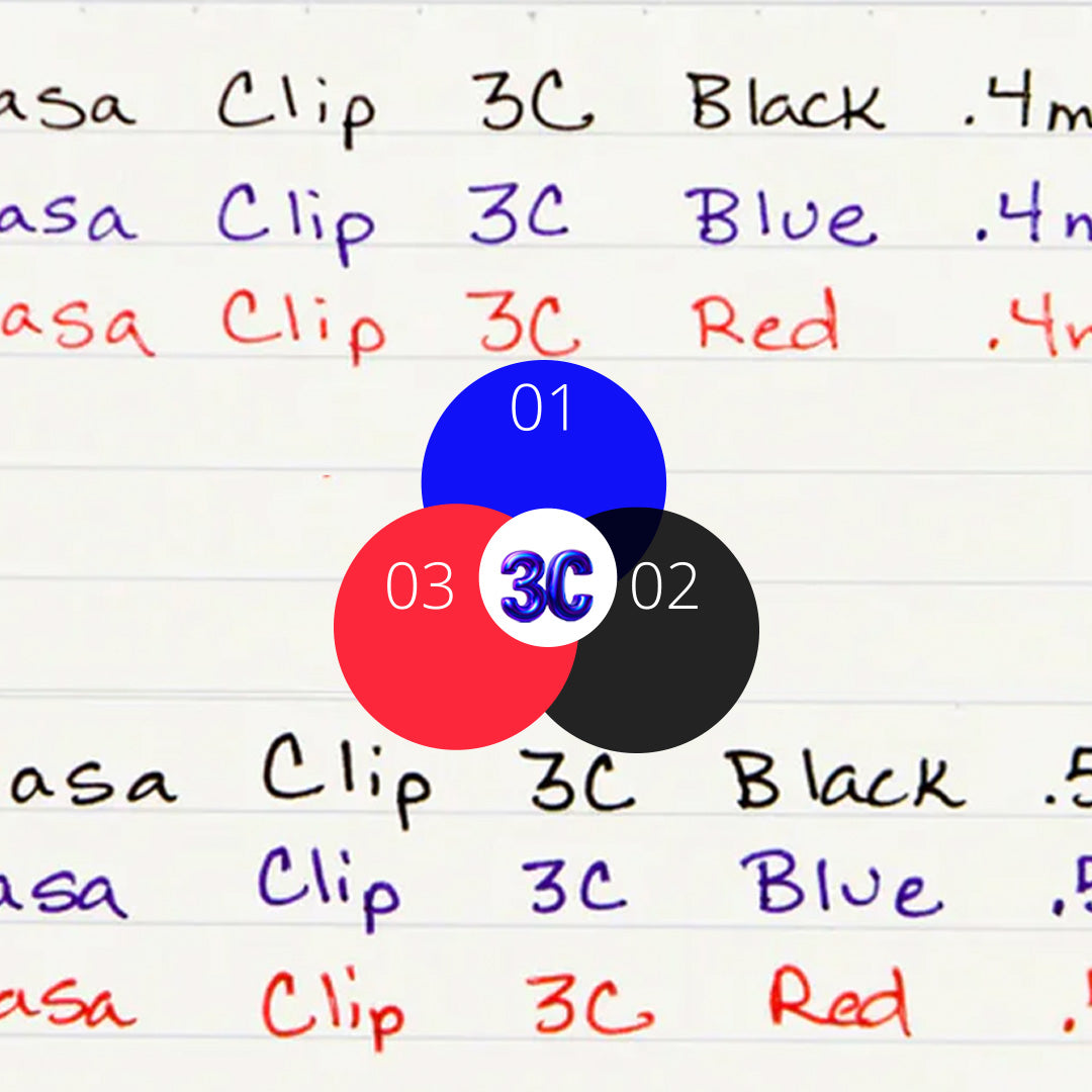 Zebra Sarasa Clip 3C 3 Color Multi Gel Pen - 0.5mm