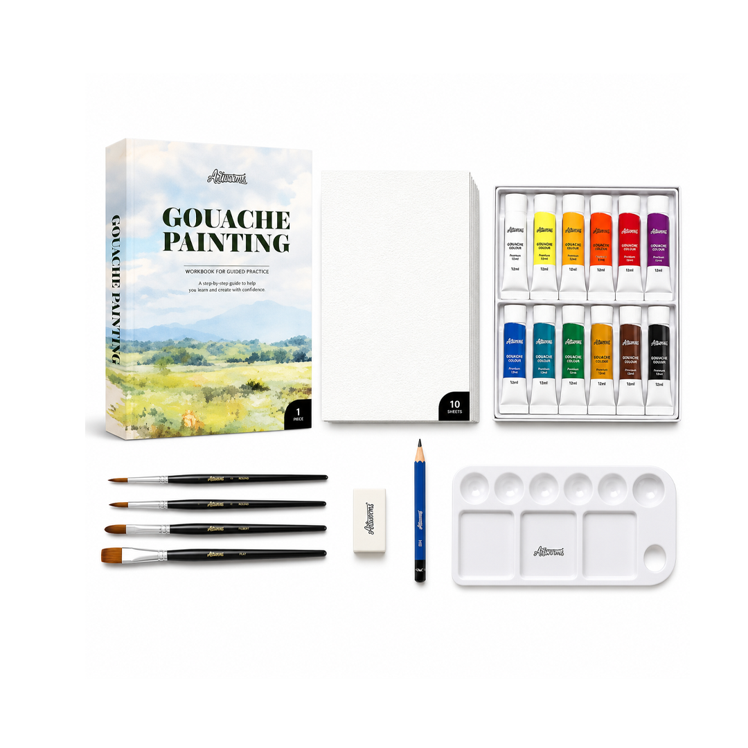 Artworms Gouache Painting Kit