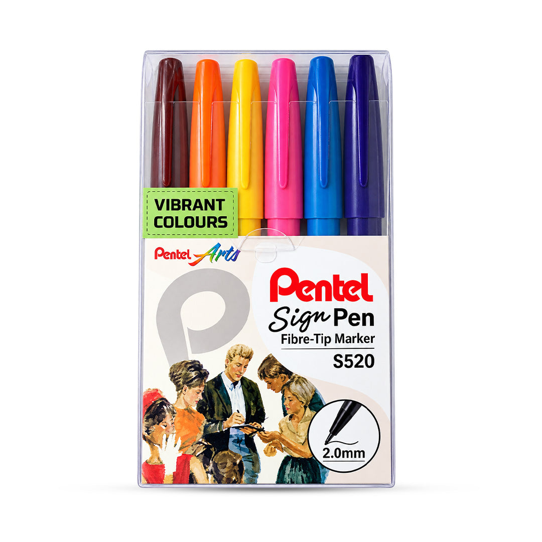 Pentel Sign Pen Set