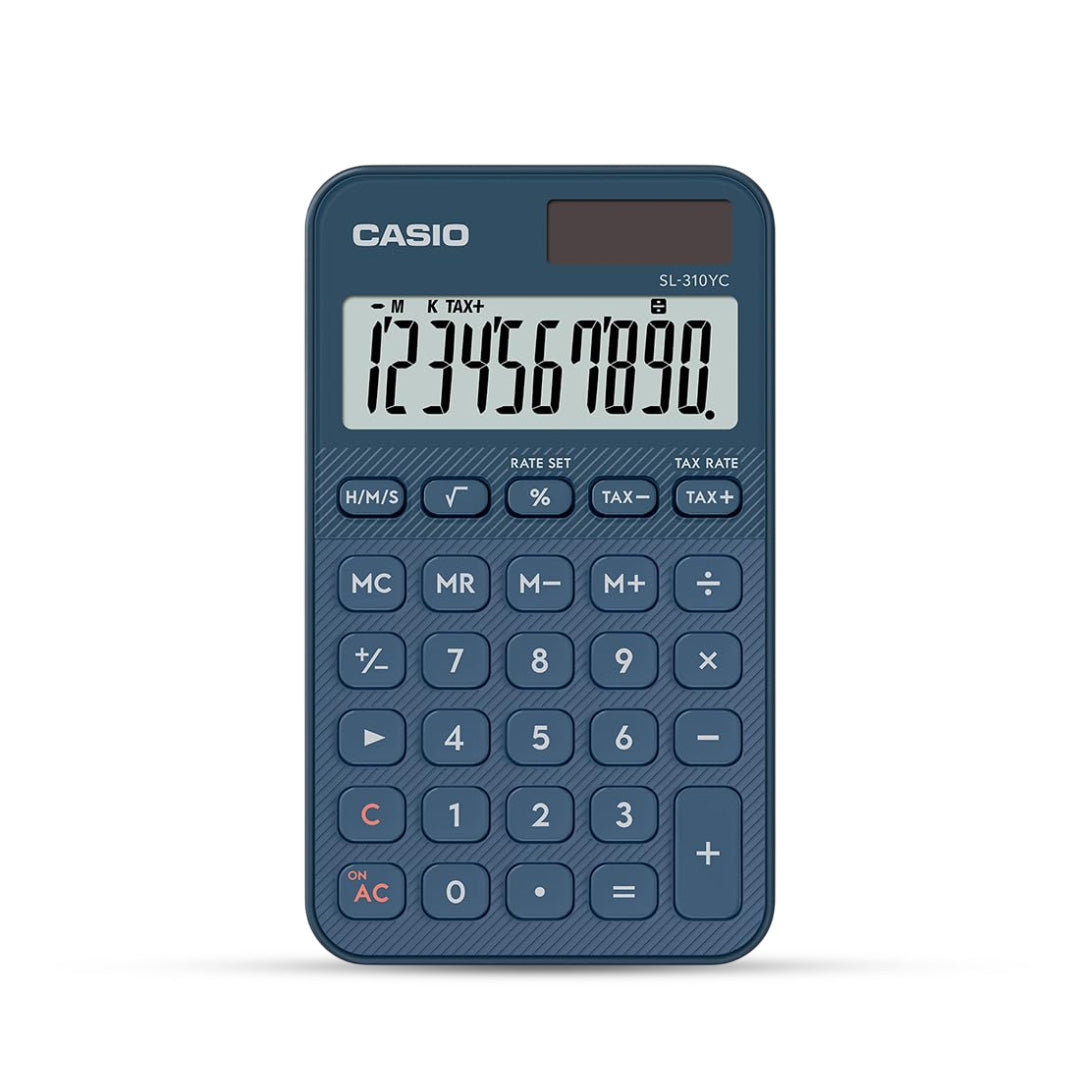 Casio SL-310YC Stylish and Colourful 10-Digit Calculator