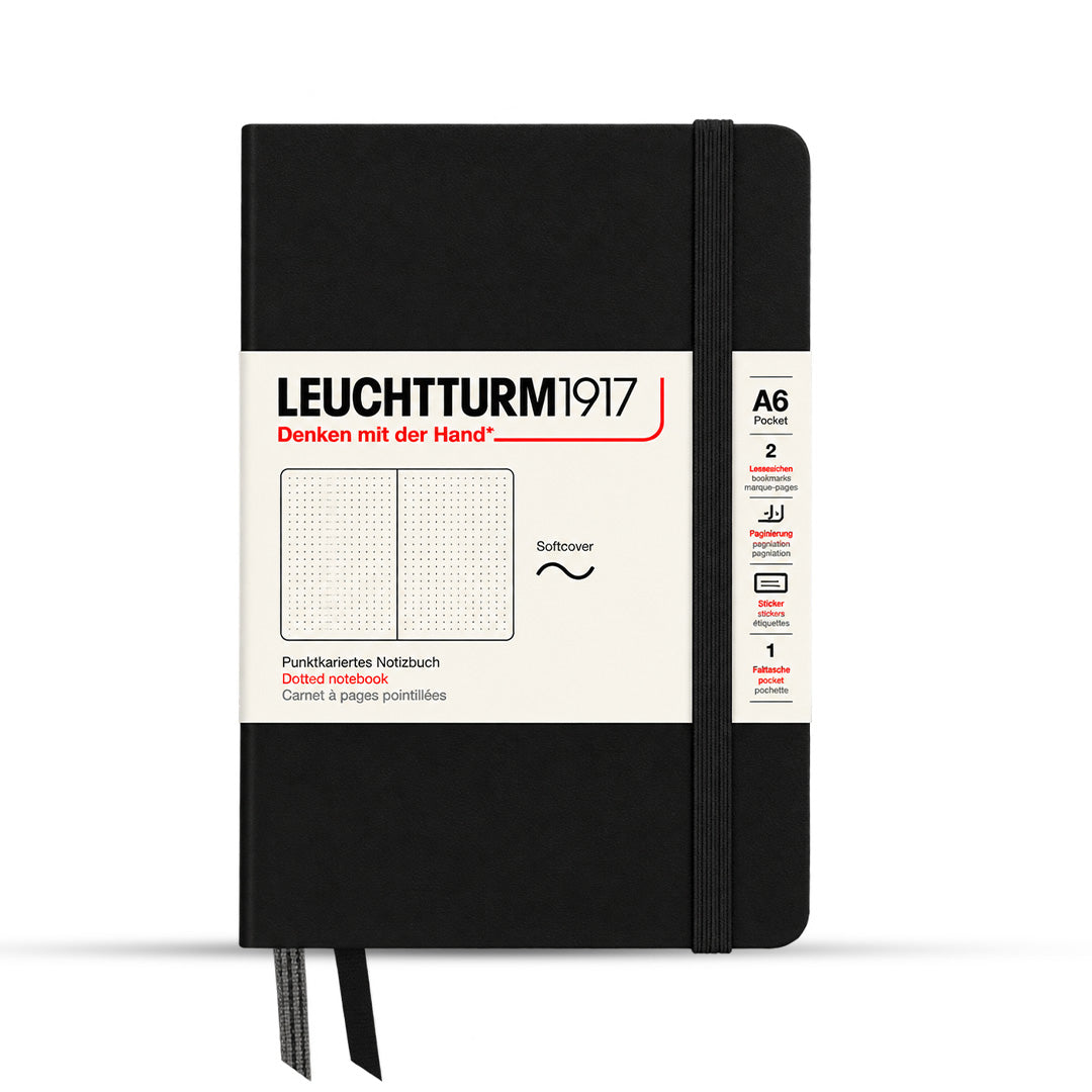 Leuchtturm1917 Ruled Notebook BLACK