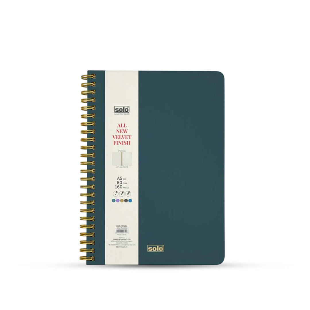 Solo Velvet A5 Ruled Notebook