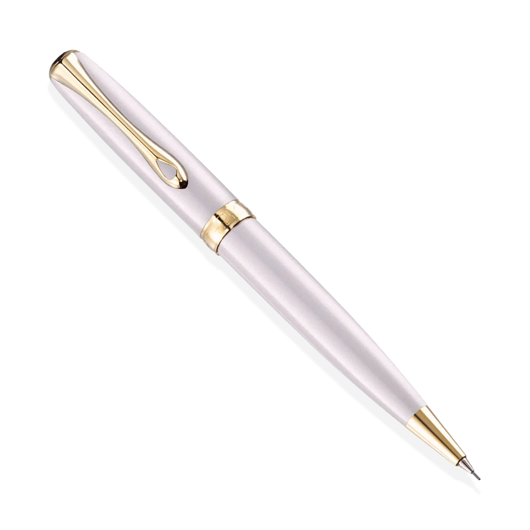 Diplomat Excellence A2 Pearl White Gold Mechanical Pencil D40219050